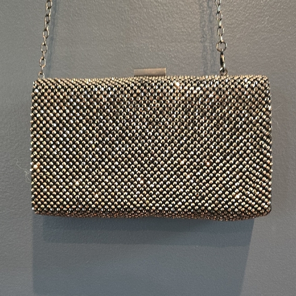 David's Bridal Rhinestone Pattern Clutch - Picture 2 of 4